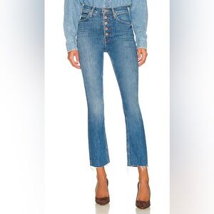 Mother The pixie dazzler ankle fray jeans 26